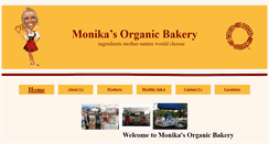 Desktop Screenshot of monikasorganicbakery.com